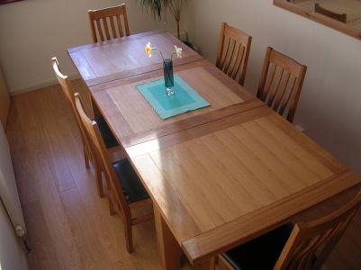 Oak Dining Table and Dining Chairs in Edinburgh